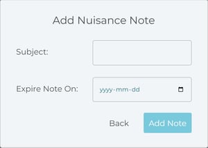 Nuisance -Note